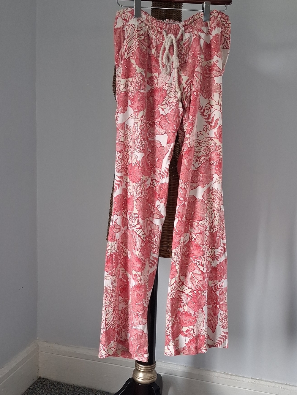 Roxy Wide Leg Floral Pants